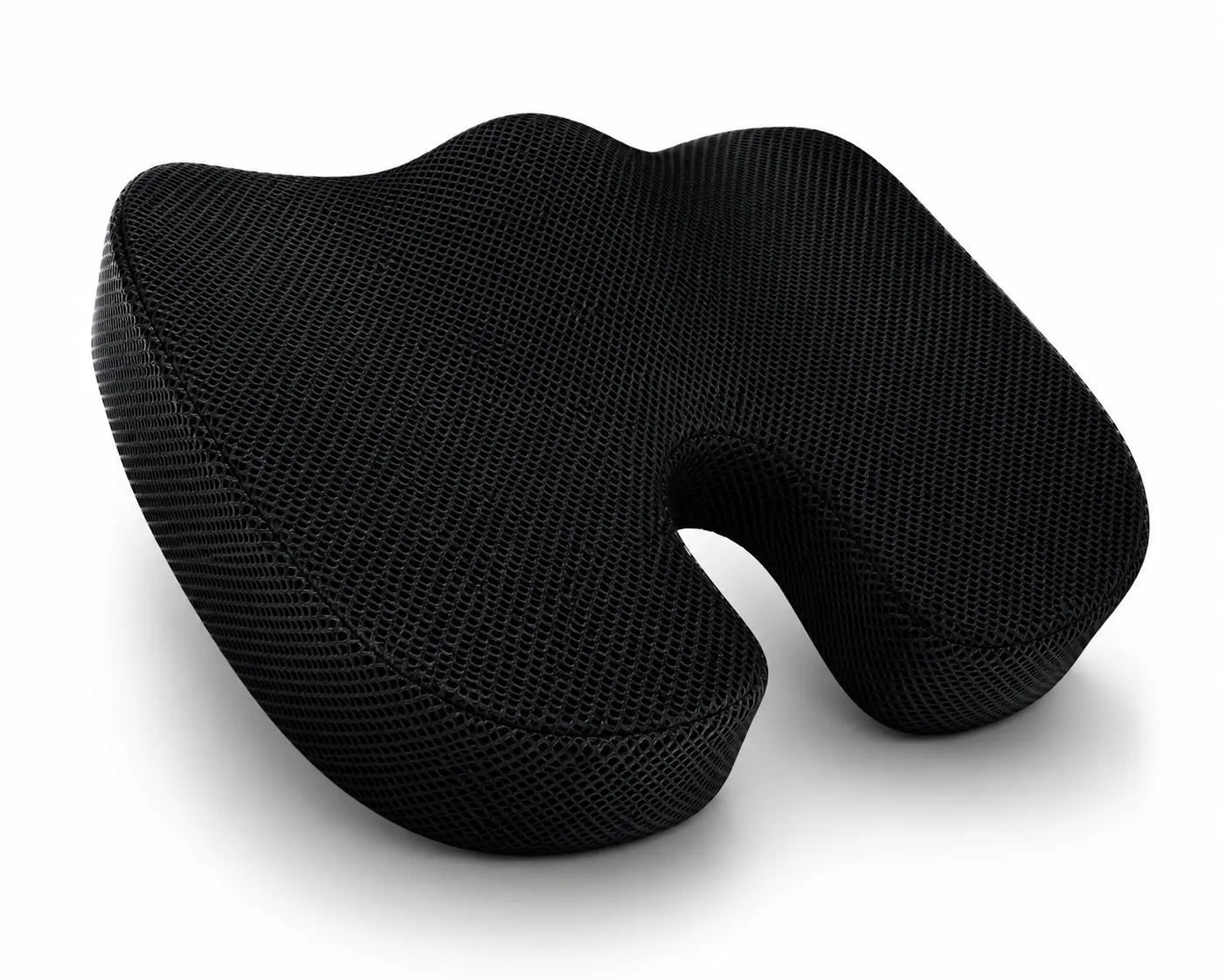 Orthopädisches Memory-Foam Sitzkissen mit ergonomischem Steißbein-Ausschnitt